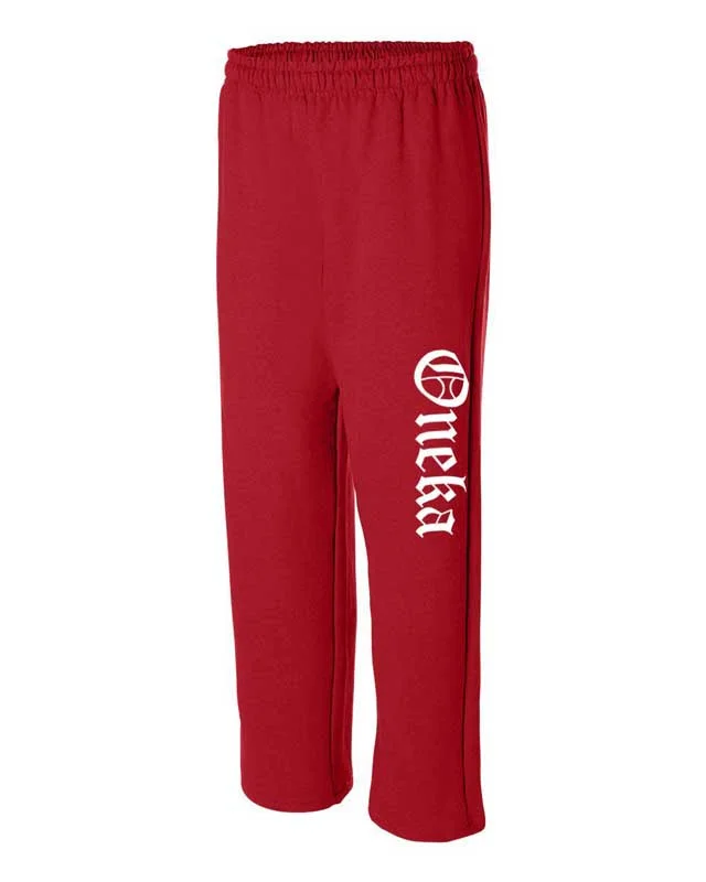 Hiking Pants blkccc rugged-Oneka Open Bottom Sweatpants