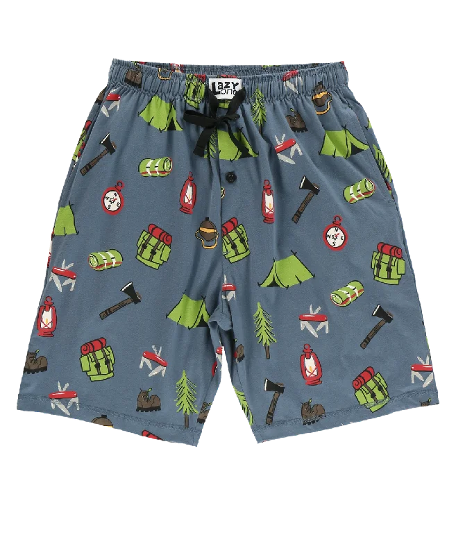 Hiking Shorts with compass-Outdoor Gear Men's Pajama Shorts