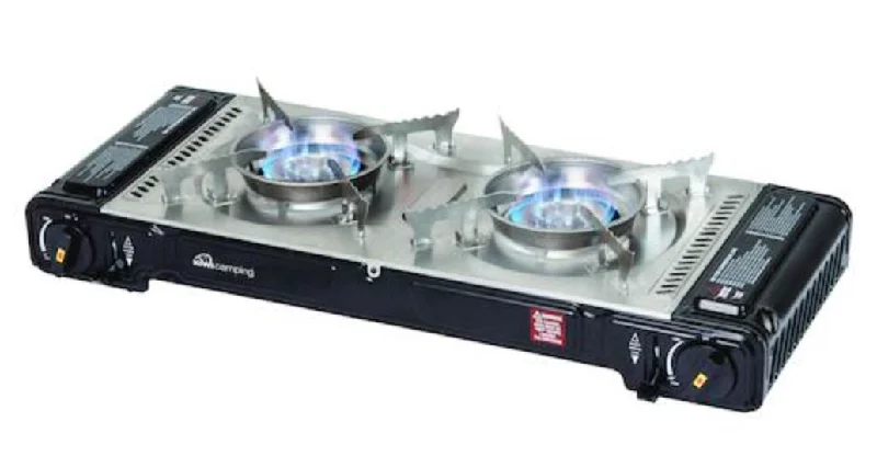 BUTANE STOVE DOUBLE BURNER