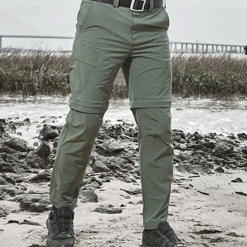 Hiking Pants navy tough-Archon Men's Quick Dry Tactical Convertible Pants