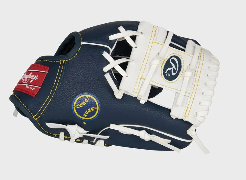 Hiking gloves for mountain climbers-Milwaukee Brewers 10in Team Logo Glove RH