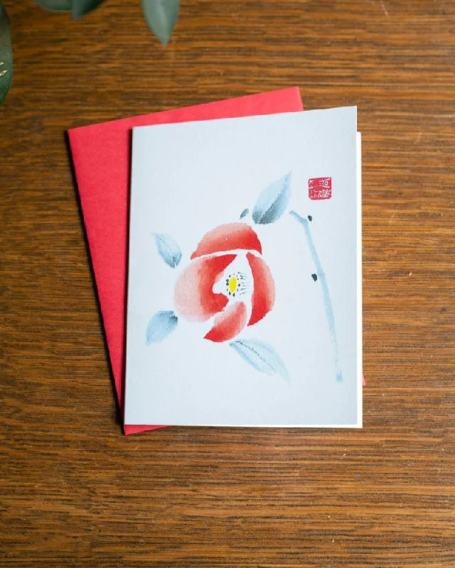 Greeting Cards, Card with Envelope, Tsubaki