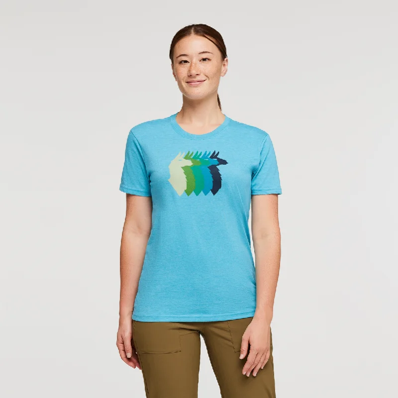 Hiking shirt organic windproof-Women's Llama Sequence T-shirt