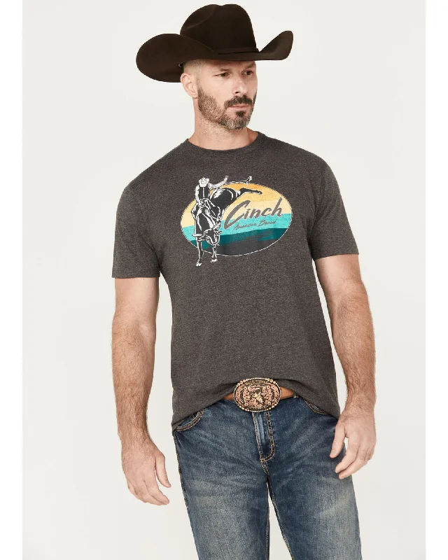 Hiking shirt stretch breathable-Men's Bull Rider Short Sleeve T-Shirt