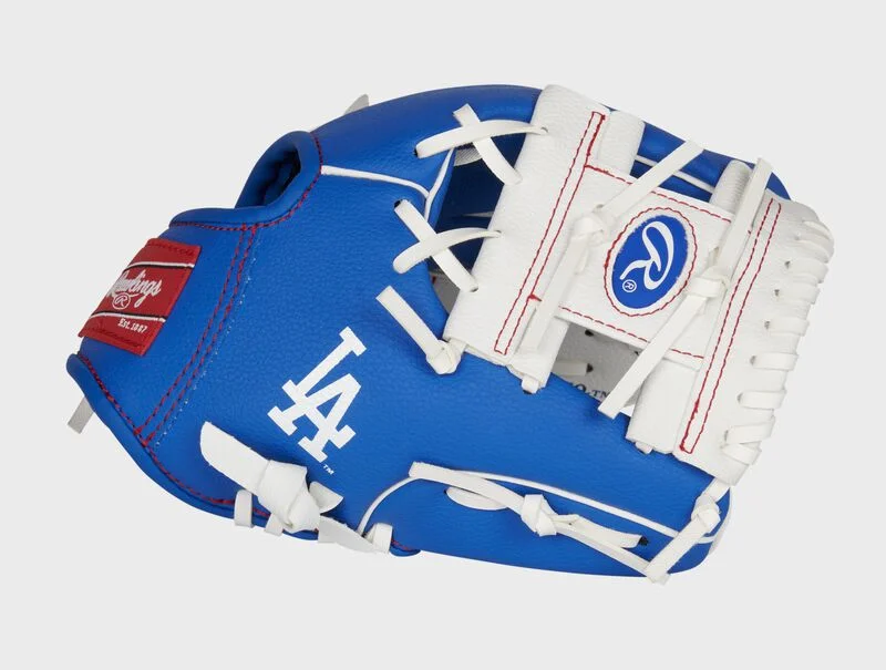 Hiking gloves for adventure travel-Los Angeles Dodgers 10in Team Logo Glove RH