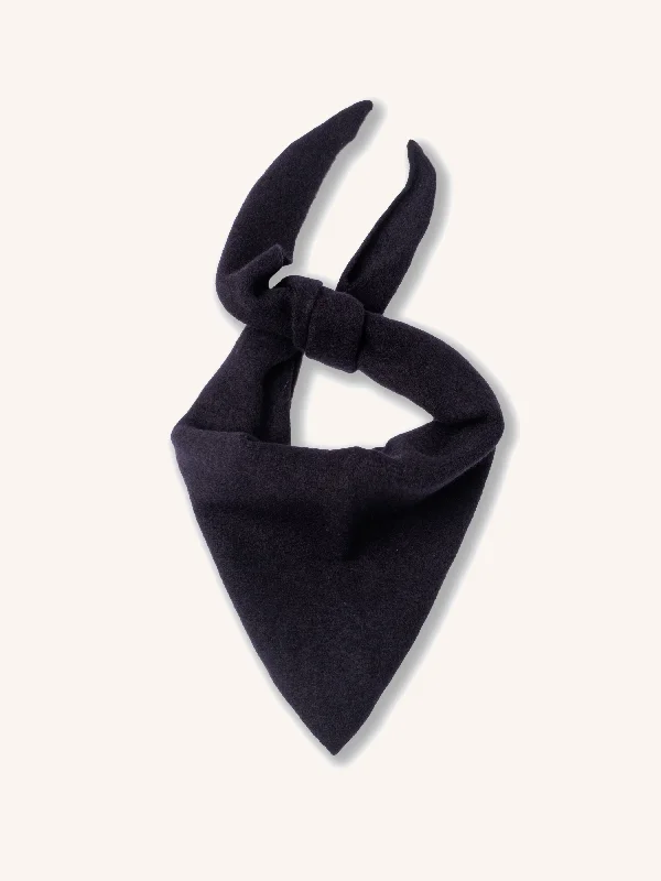 Alva Bandana in Navy Pure Wool