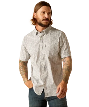 Hiking shirt UV protection trail-ready-Morgan Stretch Modern Fit Shirt