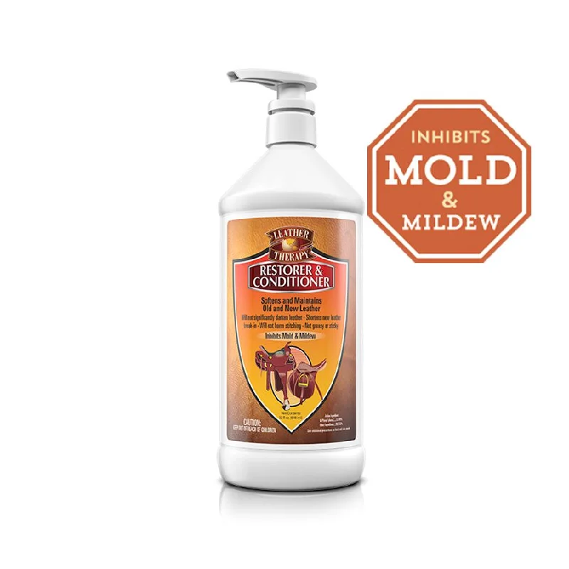 Leather Restorer & Conditioner with Pump - 32oz.