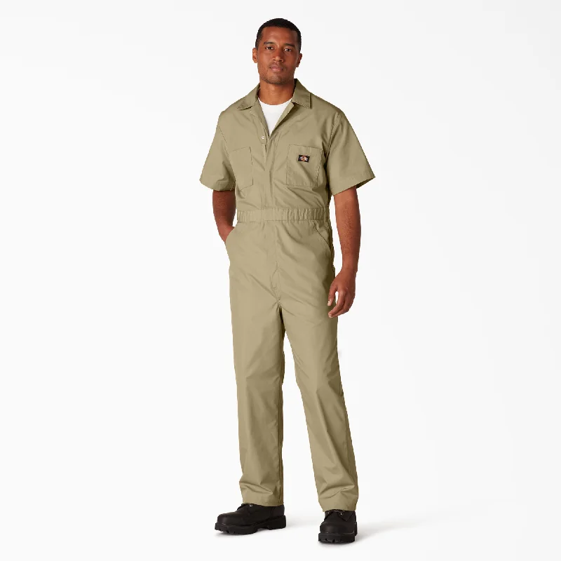 Hiking Shorts with walking kits-Men's Short Sleeve Coveralls