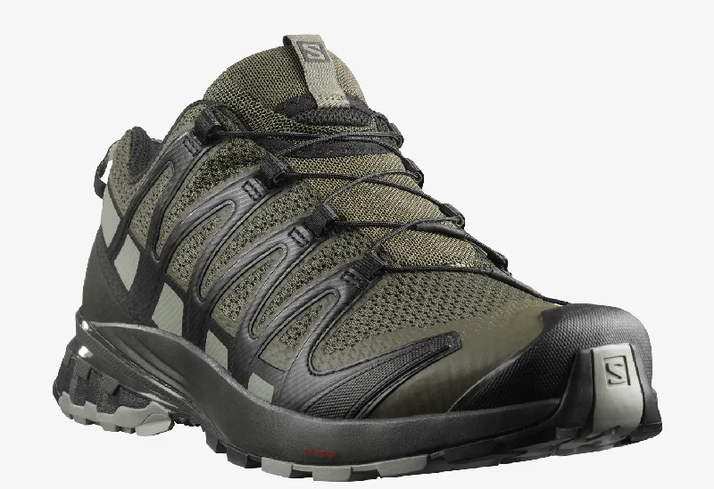 Outdoor Shoes for hilly trails-Salomon XA Pro 3D v8 Wide