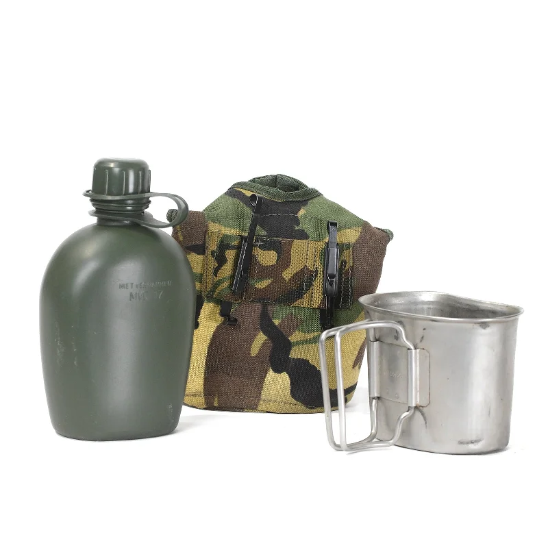 Dutch Water Bottle and Steel Cup 1L