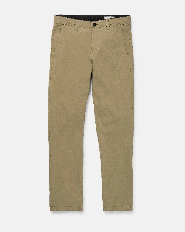 Hiking Pants striped accent-Frickin Tech Chino Pants - Dark Khaki