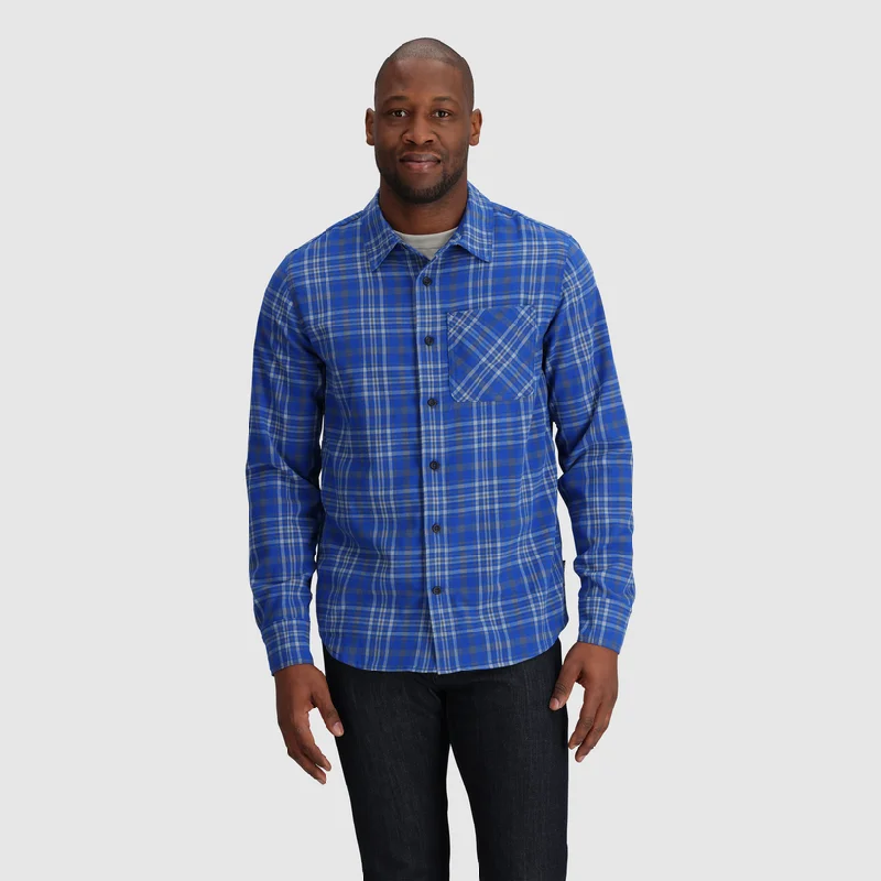 Hiking shirt ventilated trekking-Men's Kulshan Flannel Shirt