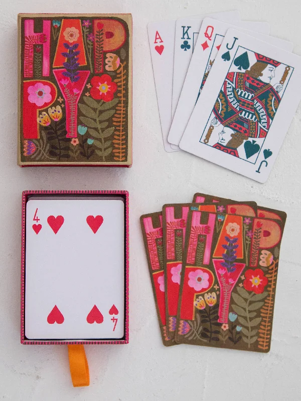 Deck of Playing Cards - Happy