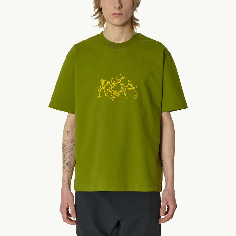 Graphic Boxy SS Tee - Cardamom