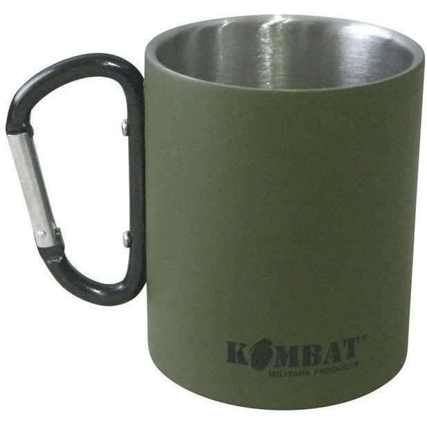 Stainless Steel Carabiner Mug