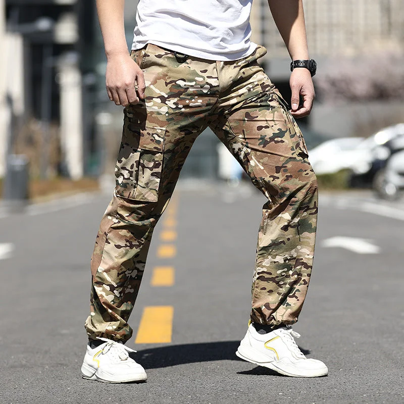 Hiking Pants camo print-TWS Men's Summerweight Quick Dry Tactical Pants