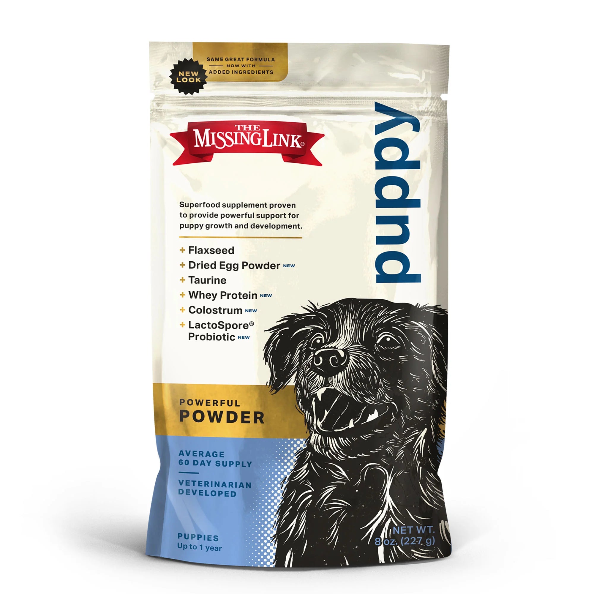 Puppy Health Superfood Supplement Powder for Dogs - 8oz.