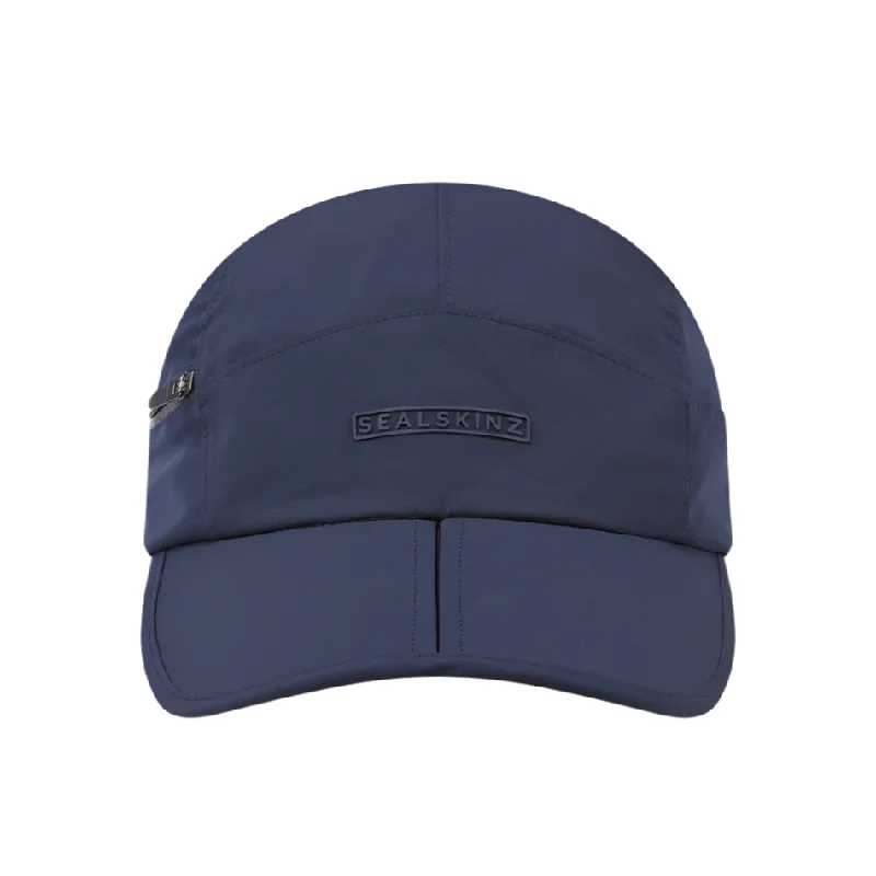 Sealskinz Waterproof Mulbarton All Weather Zipped Pocket Cap in Navy AW24