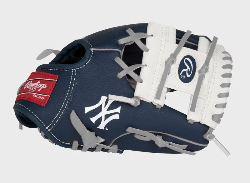 Hiking gloves for wilderness exploration-New York Yankees 10in Team Logo Glove RH